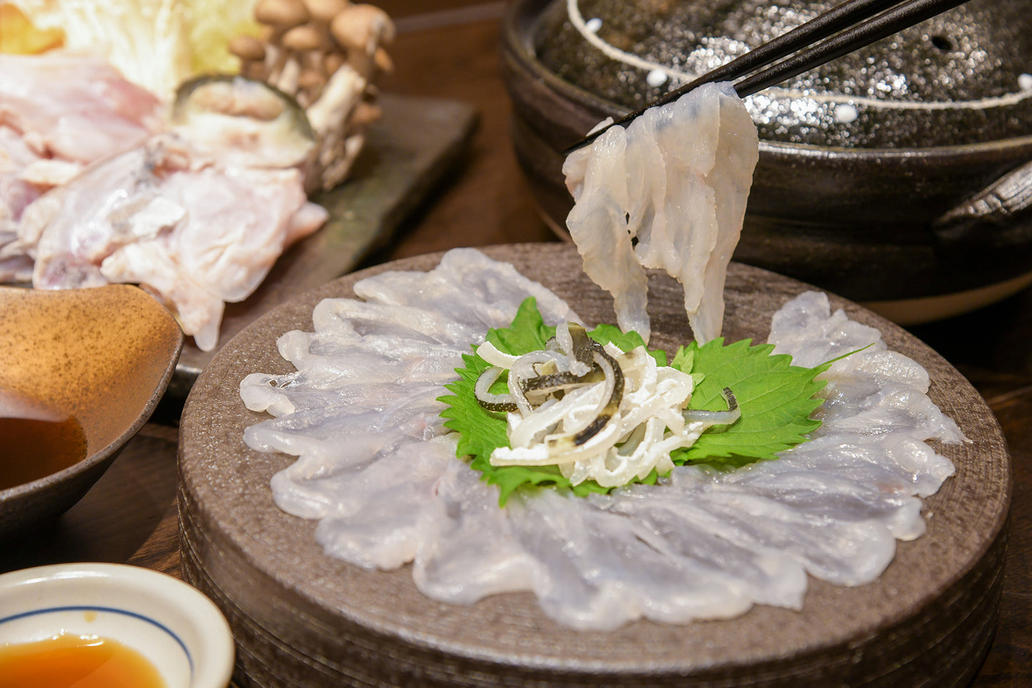 お刺身盛り合わせ天草とらふぐセット<br>6種500g+とらふぐ【送料別】